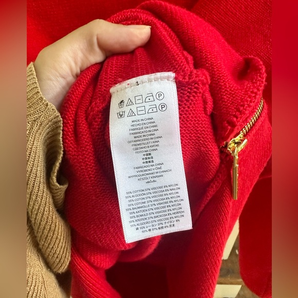 Michael Kors red Christmas sweater, size M - Picture 5 of 10